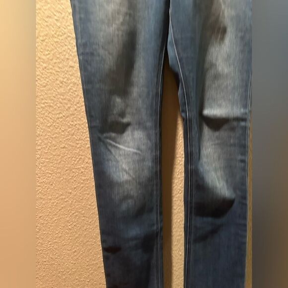 Express Women’s Skyscraper Stretchy Highrise Vintage Jeans Size 2L - Picture 4 of 14